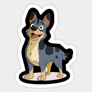 Bluey Upbeat Undertakings Sticker